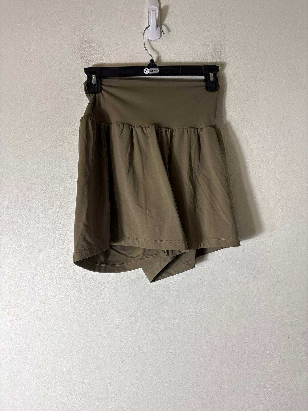 Halara Olive Green High Waisted Shorts Sz S Long